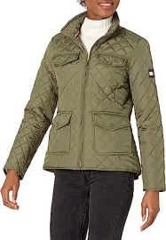 Tommy Hilfiger Quilted Fall Fashion Lightweight Jacket Women at Women39s Coats Shop at Amazon