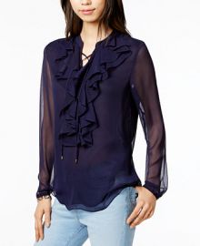 Tommy Hilfiger Ruffled Blouse  Only at Macy s at Macys