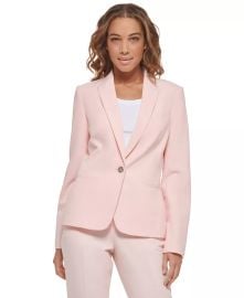 Tommy Hilfiger Womens One-Button Blazer Reviews - Jackets Blazers - Women - Macys at Macys