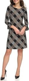 Tommy Hilfiger Womenx27s Dress ShiftBlack Multi6 at Womens Clothing store at Amazon