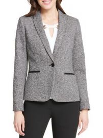 Tommy Hilfiger one button sweater jacket at Lord & Taylor