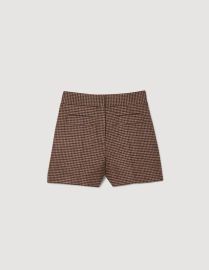 Tomyle Houndstooth shorts - Pants Shorts Paris at Sandro