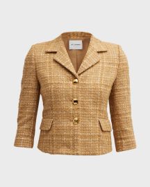 Tonal Soft Check Tweed Collection at Neiman Marcus