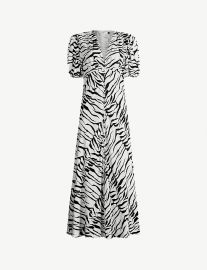 Tonya tiger-print crepe maxi dress at Selfridges