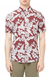 Topman Floral Print Shirt at Nordstrom