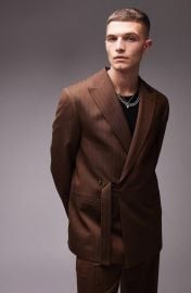 Topman Relaxed Wrap Suit Jacket at Nordstrom