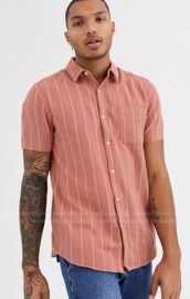 Topman shirt in red stripe at Asos