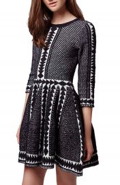 Topshop  Premium  Fit   Flare Sweater Dress at Nordstrom