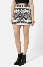 Topshop Blanket A-Line Skirt at Nordstrom