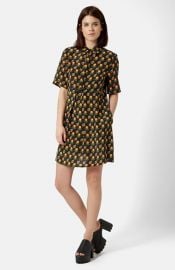 Topshop Boutique Marigold Shirtdress at Nordstrom