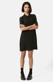 Topshop Boutique Sandwash Silk Shirtdress at Nordstrom