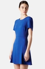 Topshop Crepe Fit andamp Flare Dress at Nordstrom