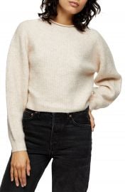 Topshop Crop Crewneck Sweater   Nordstrom at Nordstrom