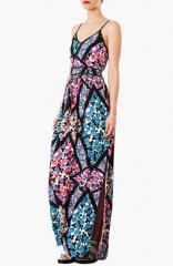 Topshop Cutabout Floral Maxi Dress at Nordstrom