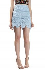 Topshop Cutwork Flower Lace Miniskirt  Regular   Petite at Nordstrom