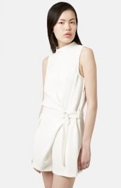 Topshop D-Ring High Neck Romper at Nordstrom