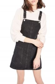 Topshop Denim Pinafore Dress  Regular   Petite at Nordstrom