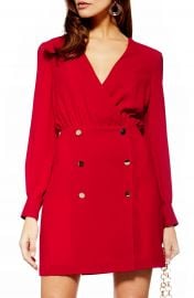 Topshop Double Breasted Blazer Minidress at Nordstrom