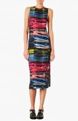 Topshop Electric Ray Midi Dress at Nordstrom