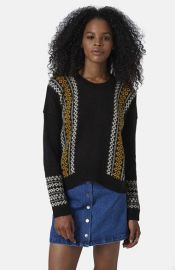 Topshop Fair Isle Sweater at Nordstrom