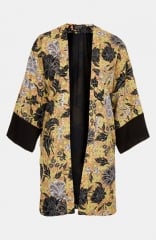 Topshop Floral Print Kimono at Nordstrom