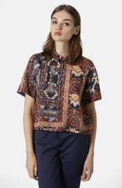 Topshop Folk Print Shirt at Nordstrom