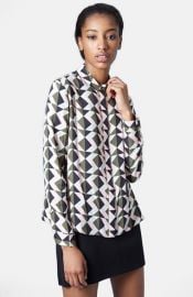 Topshop Geo Print Shirt at Nordstrom