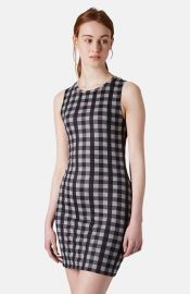 Topshop Gingham Sheath Minidress at Nordstrom