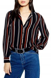 Topshop Jessica Print Shirt  Regular  amp  Petite    Nordstrom at Nordstrom