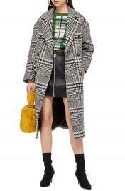 Topshop Kim Check Coat at Nordstrom