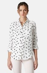 Topshop Lightning Bolt Print Shirt at Nordstrom