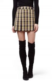 Topshop Plaid Kilt Miniskirt at Nordstrom