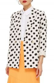 Topshop Polka Dot Blazer at Nordstrom