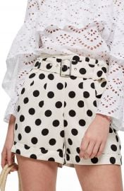 Topshop Polka Dot Shorts at Nordstrom