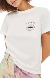 Topshop Read My Lips Graphic Tee   Nordstrom at Nordstrom