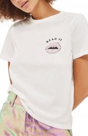 Topshop Read My Lips Graphic Tee at Nordstrom