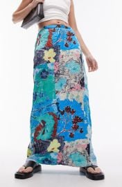 Topshop Resort Print Maxi Skirt at Nordstrom