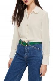 Topshop Ruffle Collar Shirt   Nordstrom at Nordstrom