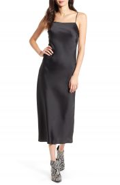 Topshop Satin Midi Slipdress   Nordstrom at Nordstrom