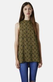 Topshop Snake Print Tunic at Nordstrom