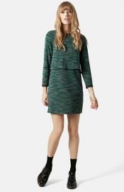 Topshop Space Dye Overlay Dress at Nordstrom