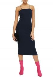 Topshop Square Neck Body-Con Midi Dress at Nordstrom