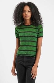 Topshop Striped Knit Tee at Nordstrom