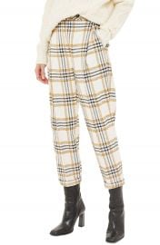 Topshop Three Button Tapered Trousers   Nordstrom at Nordstrom