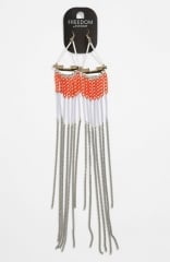 Topshop Tube Chain Earrings at Nordstrom