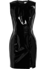 Topshop Unique   Patent-leather mini dress at Net A Porter