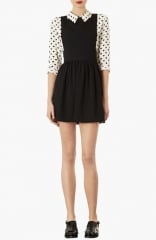 Topshop Wonder Pinafore Dress at Nordstrom