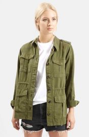 Topshop and39Elsaand39 Four Pocket Utility Jacket at Nordstrom