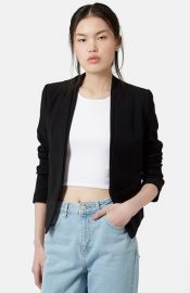 Topshop and39Poppyand39 Double Collar Blazer at Nordstrom