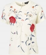 Topshop floral embroidered tee at Nordstrom at Nordstrom